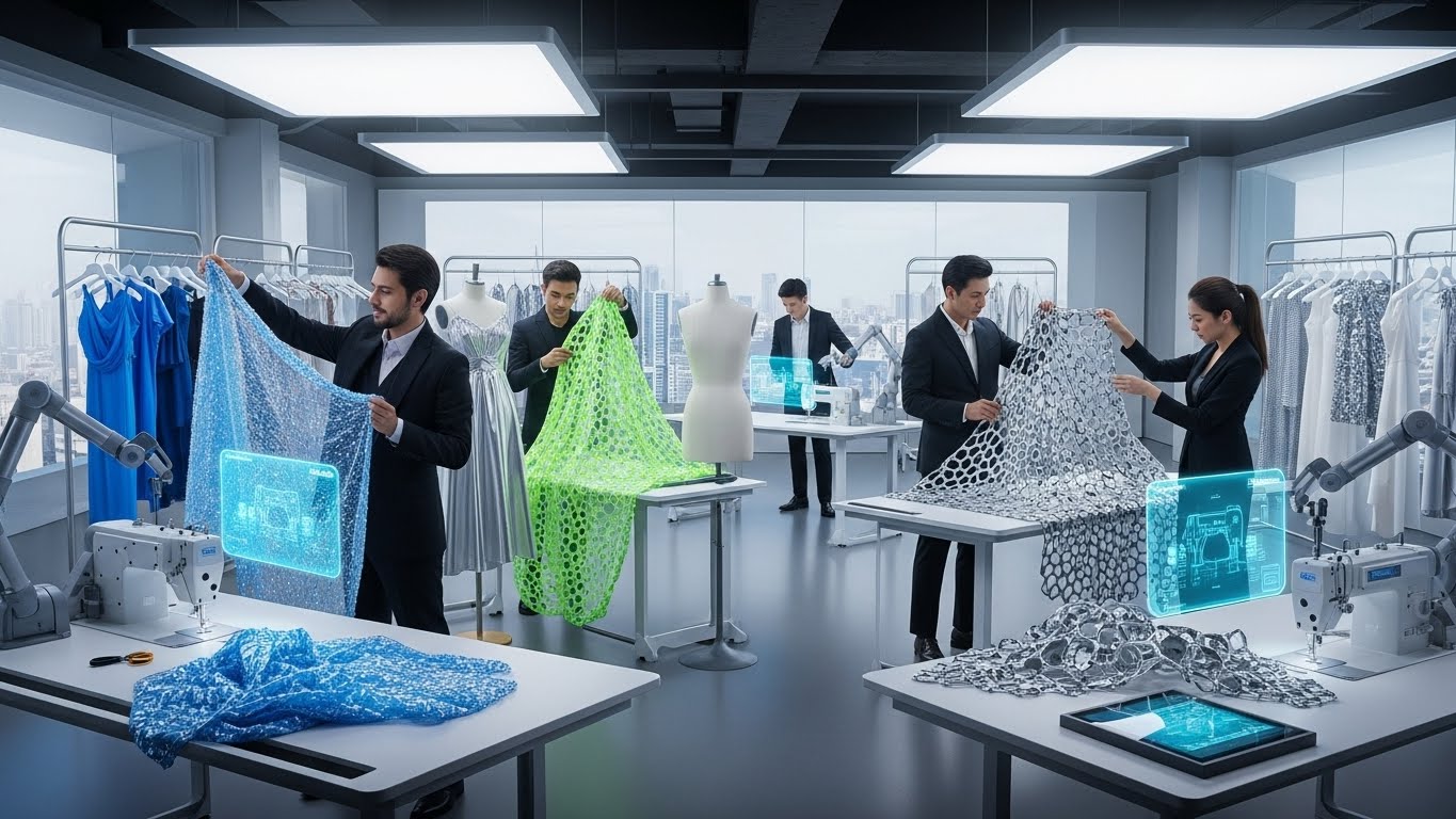 innovatsii v teksturah buduschee materialov dlya dizayna odezhdy